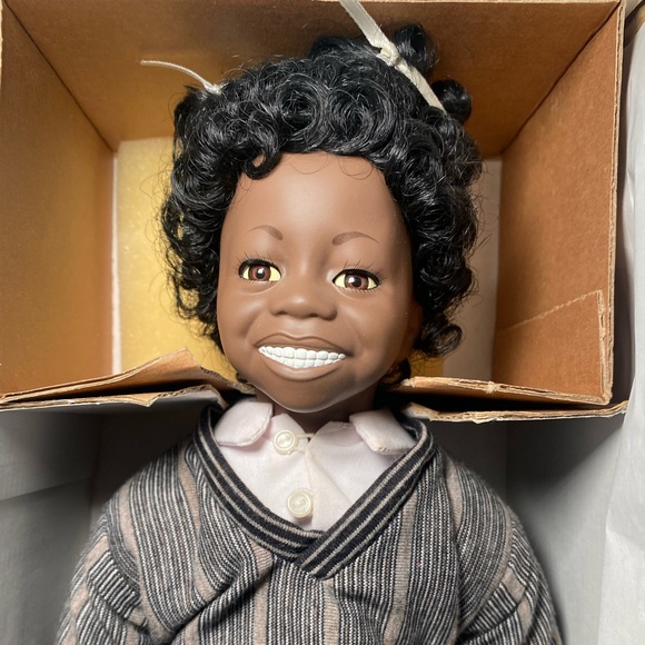 The Little Rascals Buckwheat Vintage Porcelain Doll - Picture 2 of 10